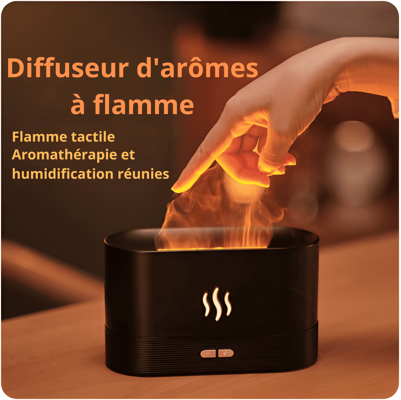 Nexoriah - Humidificateur à Effet Flamme