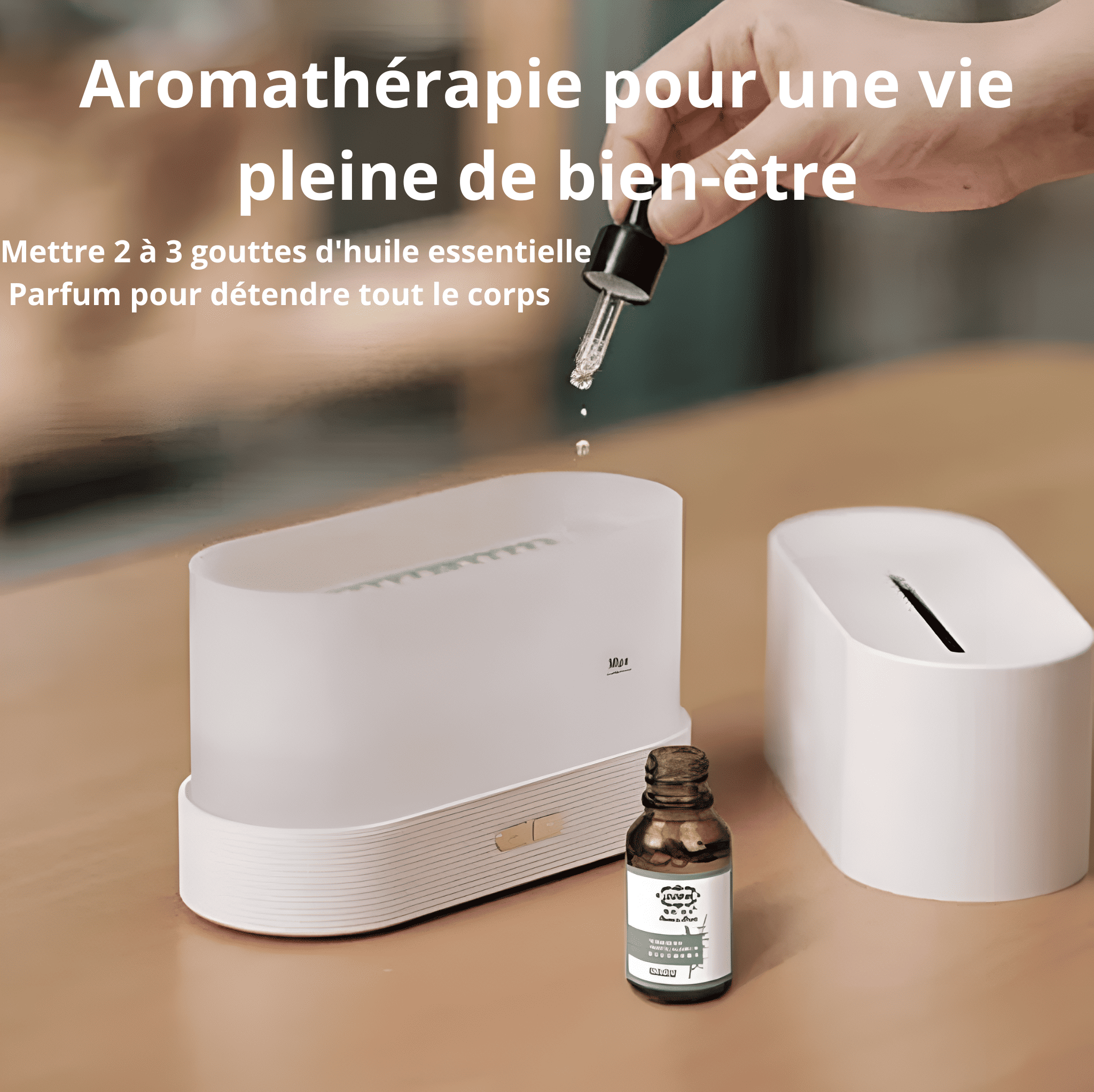 Nexoriah - Humidificateur à Effet Flamme