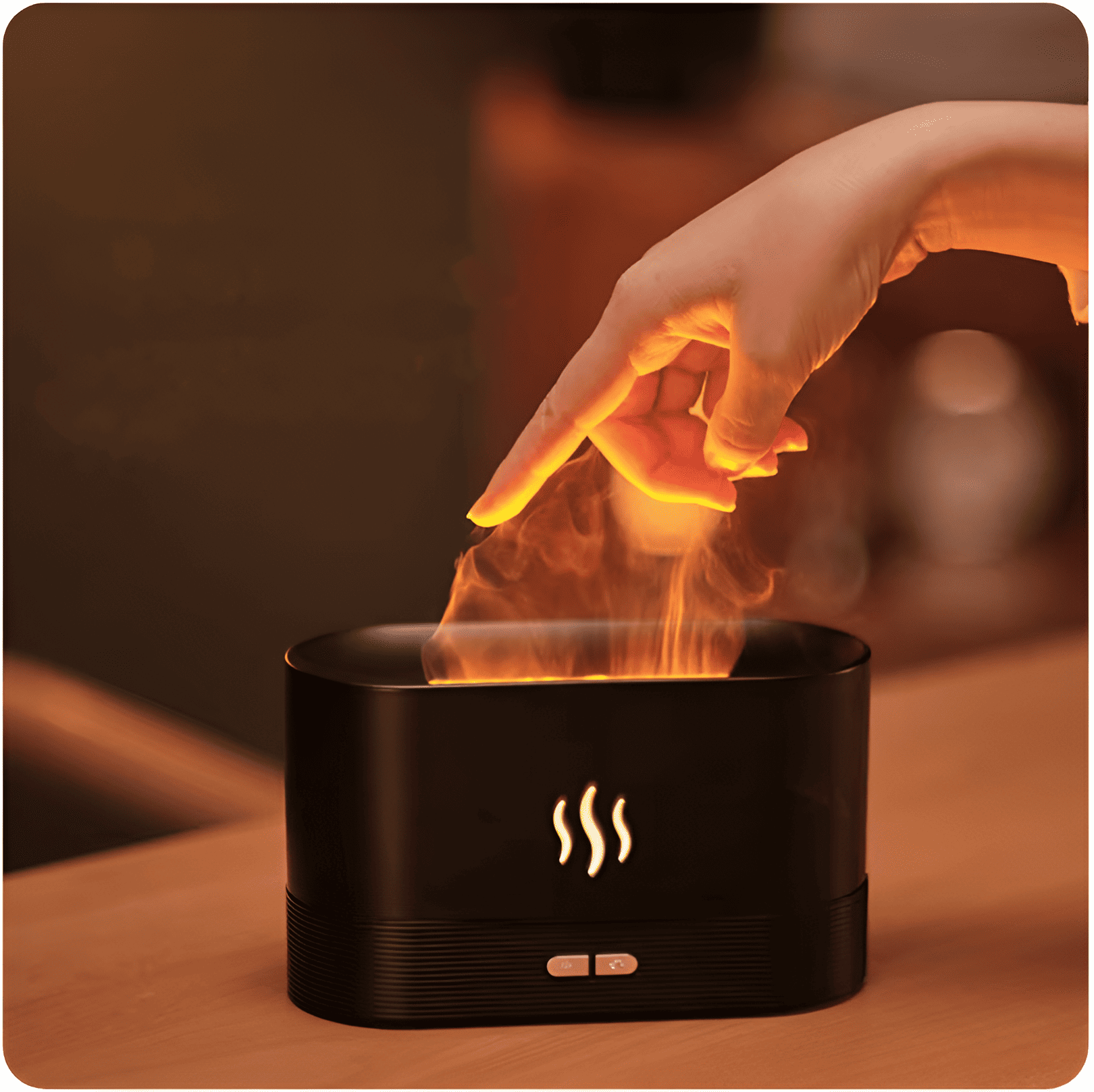 Nexoriah - Humidificateur à Effet Flamme