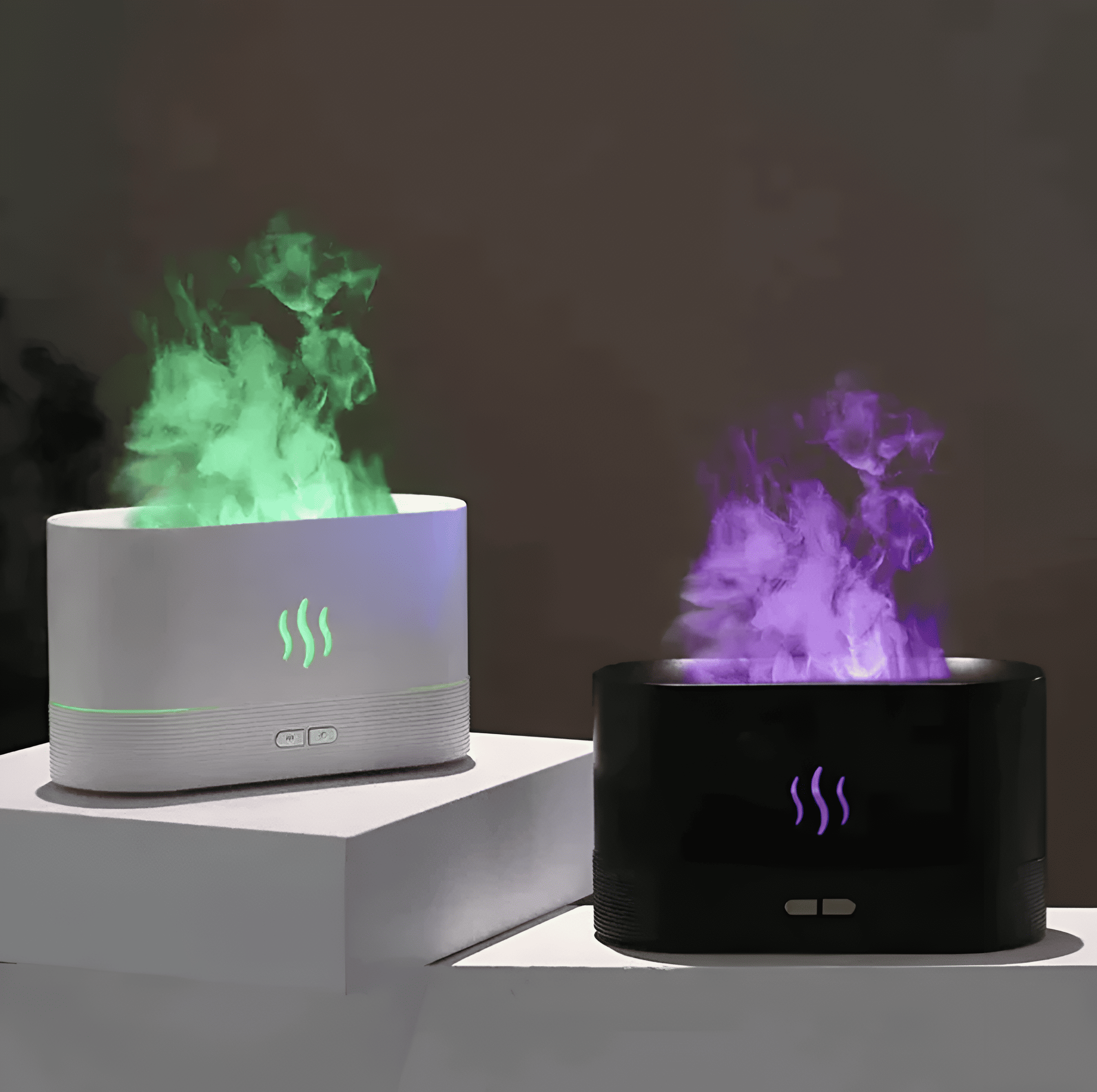 Nexoriah - Humidificateur à Effet Flamme